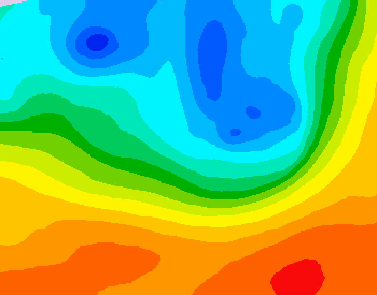 GDPS 500 millibar geopotential height 150 hour forecast chart for Canada based on 2026/09/26 1200Z data