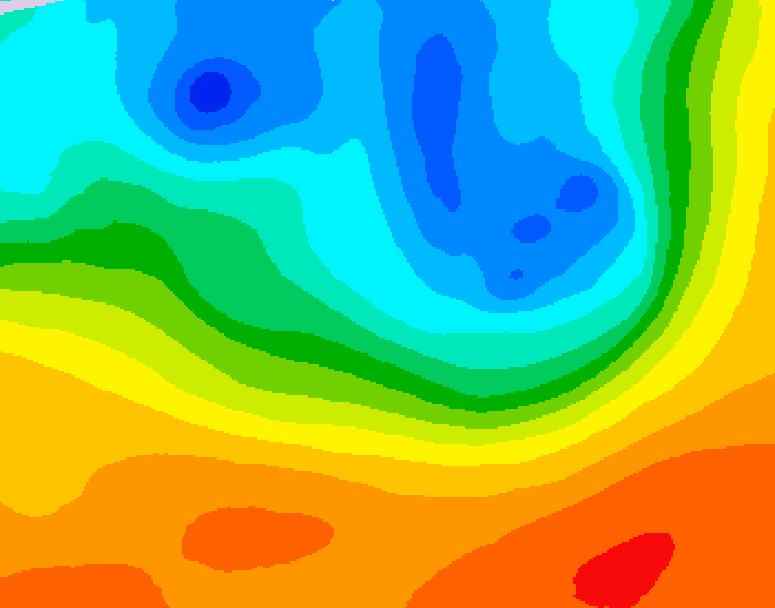 GDPS 500 millibar geopotential height 156 hour forecast chart for Canada based on 2026/09/26 1200Z data
