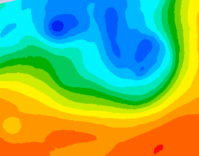 GDPS 500 millibar geopotential height 162 hour forecast chart for Canada based on 2026/09/26 1200Z data