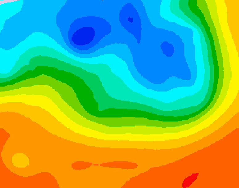 GDPS 500 millibar geopotential height 174 hour forecast chart for Canada based on 2026/09/26 1200Z data