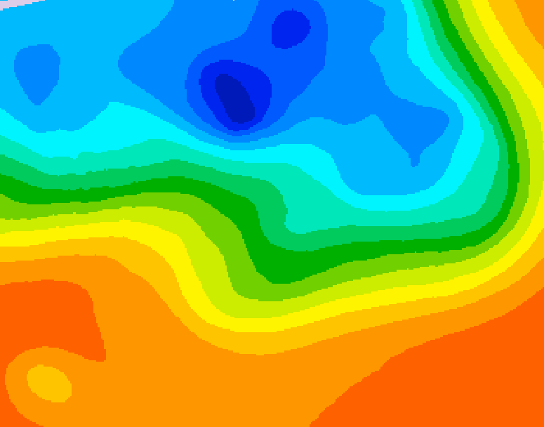 GDPS 500 millibar geopotential height 192 hour forecast chart for Canada based on 2026/09/26 1200Z data