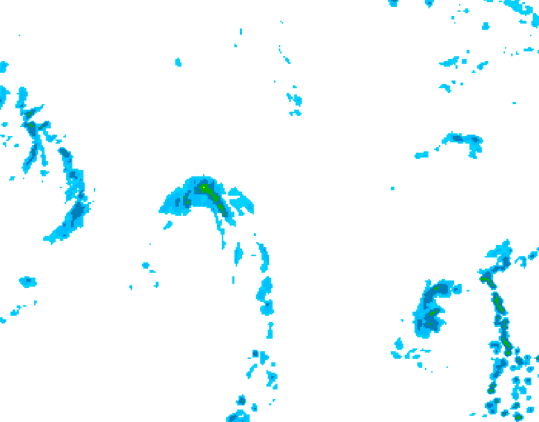 GDPS precipitation 012 hour forecast chart for Canada based on 2026/09/26 1200Z data