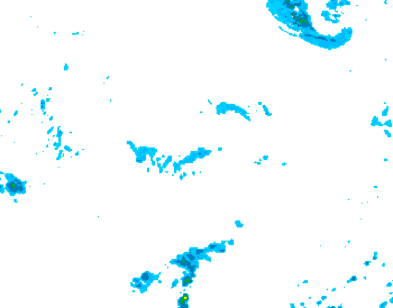 GDPS precipitation 102 hour forecast chart for Canada based on 2026/09/26 1200Z data