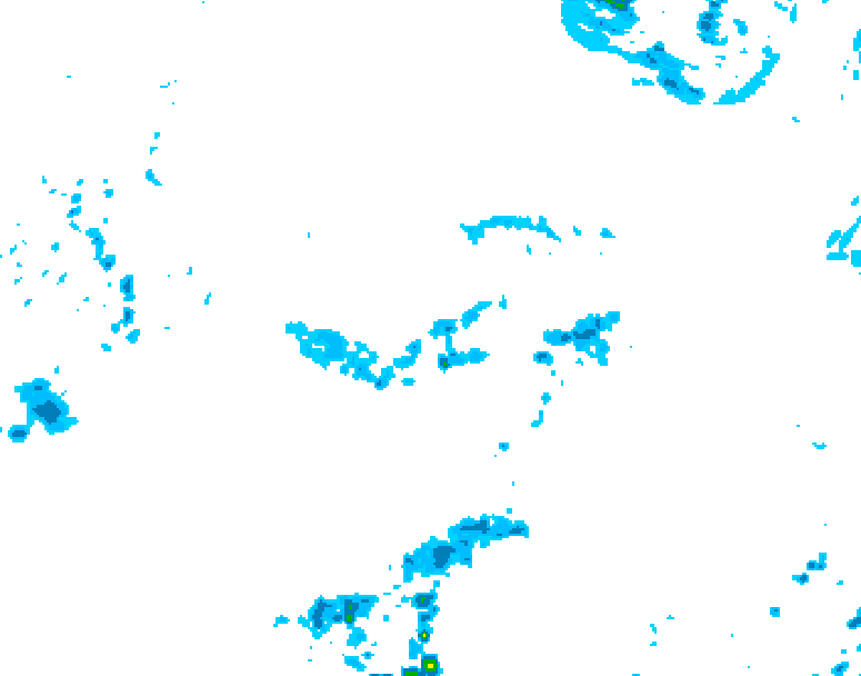GDPS precipitation 108 hour forecast chart for Canada based on 2026/09/26 1200Z data