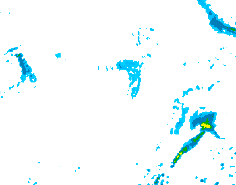 GDPS precipitation 228 hour forecast chart for Canada based on 2026/09/26 1200Z data