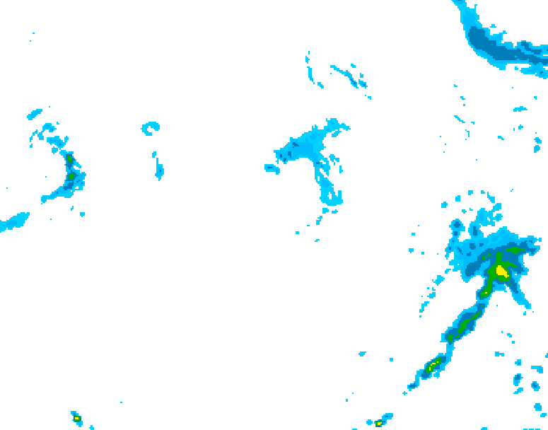GDPS precipitation 234 hour forecast chart for Canada based on 2026/09/26 1200Z data