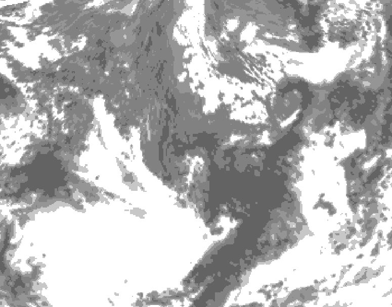 GDPS total cloud 144 hour forecast chart for Canada based on 2026/09/26 0000Z data