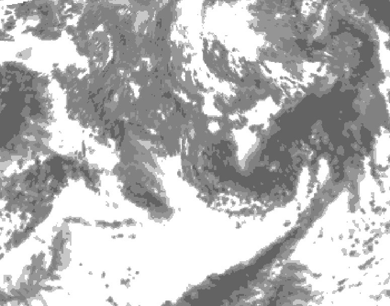 GDPS total cloud 168 hour forecast chart for Canada based on 2026/09/26 0000Z data