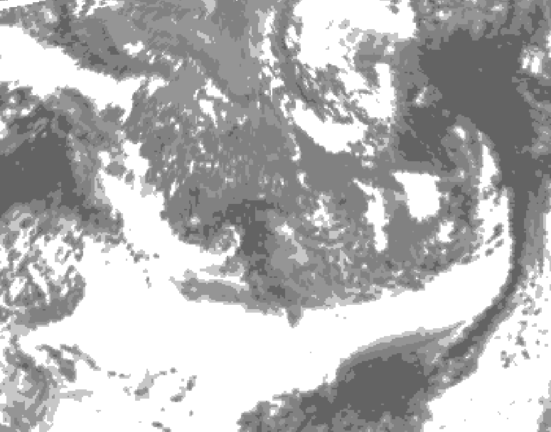 GDPS total cloud 192 hour forecast chart for Canada based on 2026/09/26 0000Z data