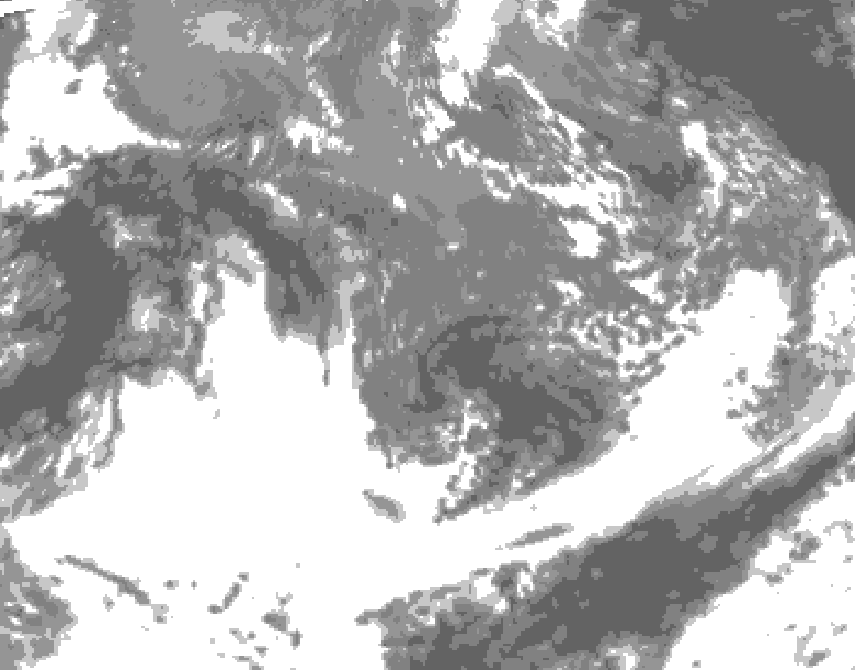 GDPS total cloud 216 hour forecast chart for Canada based on 2026/09/26 0000Z data