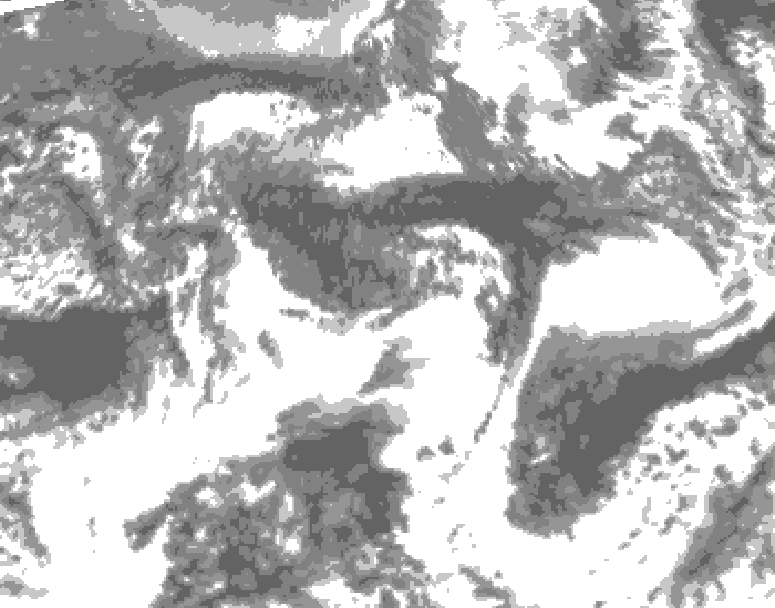 GDPS total cloud 054 hour forecast chart for Canada based on 2026/09/26 1200Z data