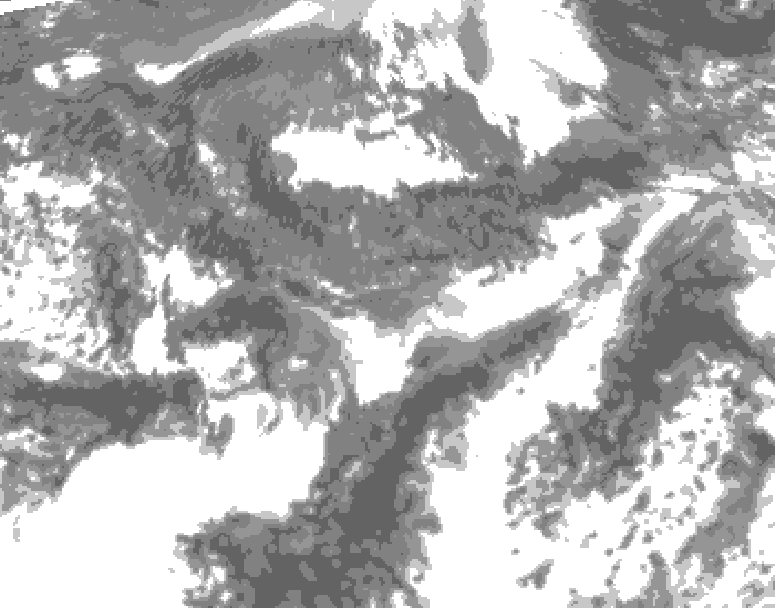 GDPS total cloud 078 hour forecast chart for Canada based on 2026/09/26 1200Z data