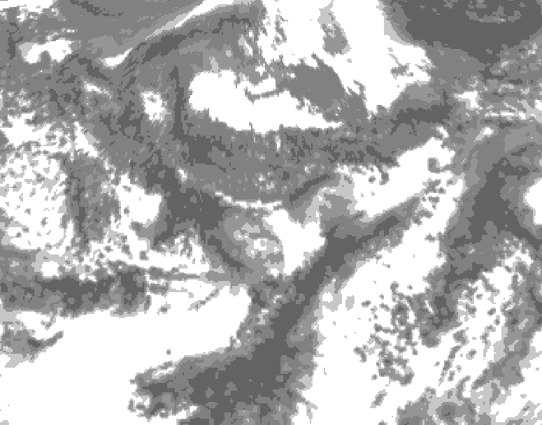 GDPS total cloud 084 hour forecast chart for Canada based on 2026/09/26 1200Z data