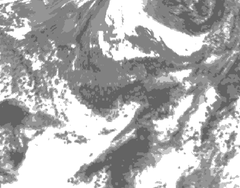 GDPS total cloud 108 hour forecast chart for Canada based on 2026/09/26 1200Z data
