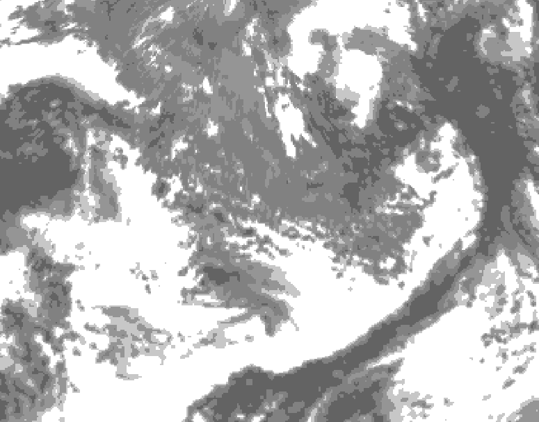 GDPS total cloud 162 hour forecast chart for Canada based on 2026/09/26 1200Z data