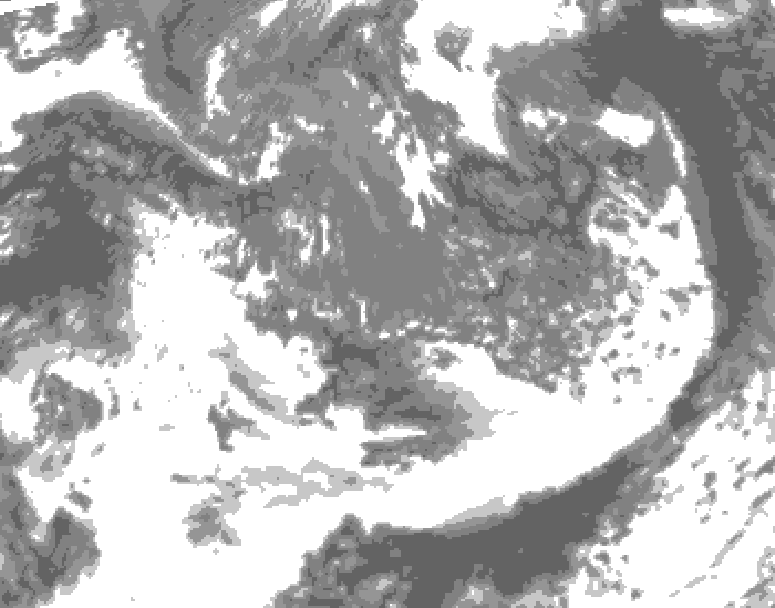 GDPS total cloud 174 hour forecast chart for Canada based on 2026/09/26 1200Z data