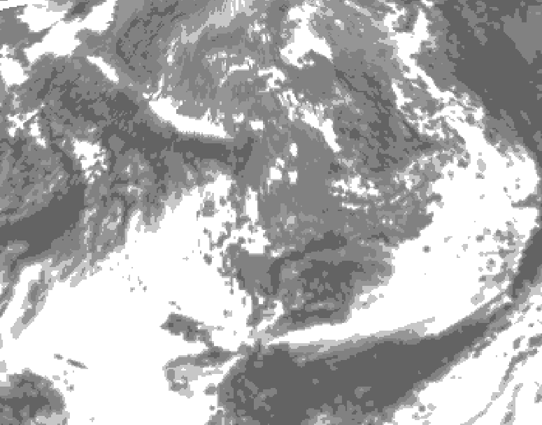 GDPS total cloud 192 hour forecast chart for Canada based on 2026/09/26 1200Z data