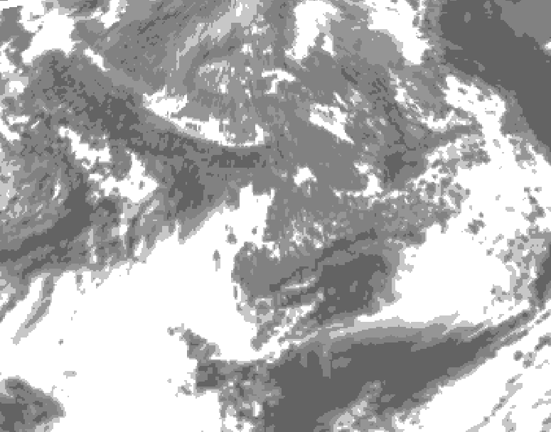GDPS total cloud 198 hour forecast chart for Canada based on 2026/09/26 1200Z data