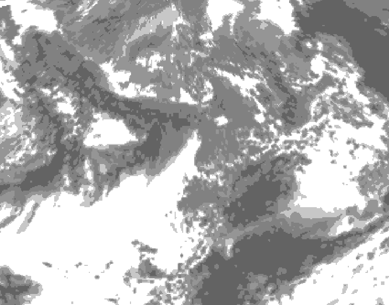 GDPS total cloud 204 hour forecast chart for Canada based on 2026/09/26 1200Z data