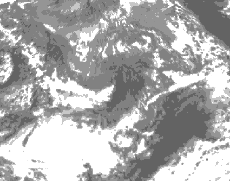 GDPS total cloud 222 hour forecast chart for Canada based on 2026/09/26 1200Z data