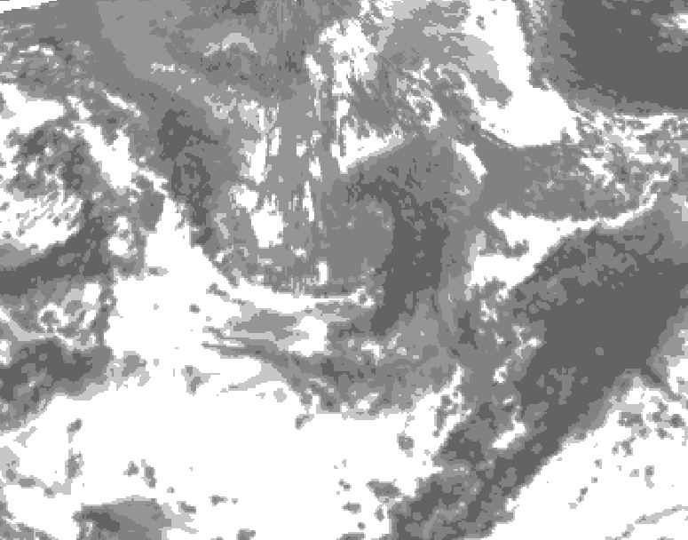GDPS total cloud 234 hour forecast chart for Canada based on 2026/09/26 1200Z data