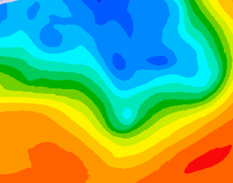 GDPS 500 millibar geopotential height 180 hour forecast chart for Canada based on 2026/09/27 0000Z data