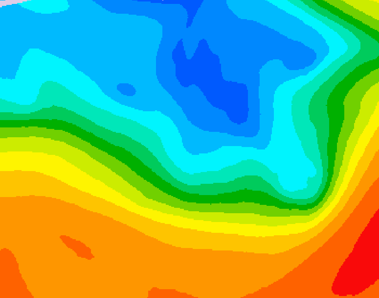 GDPS 500 millibar geopotential height 216 hour forecast chart for Canada based on 2026/09/27 0000Z data