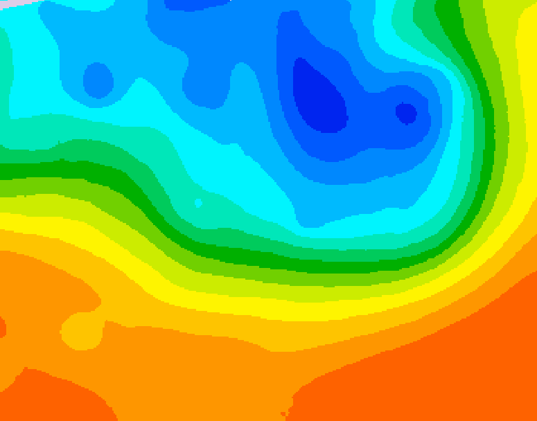 GDPS 500 millibar geopotential height 144 hour forecast chart for Canada based on 2026/09/27 1200Z data