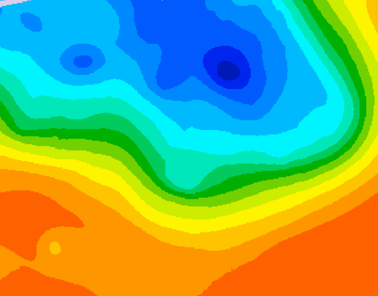 GDPS 500 millibar geopotential height 162 hour forecast chart for Canada based on 2026/09/27 1200Z data