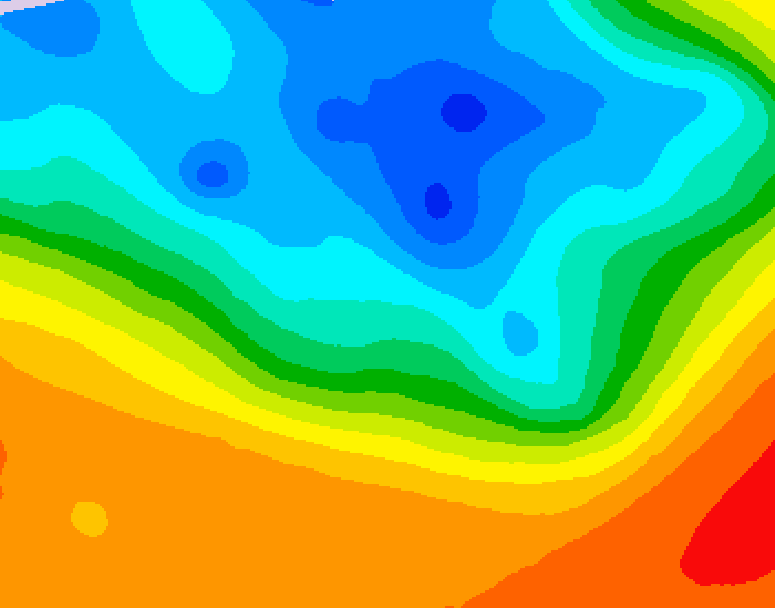 GDPS 500 millibar geopotential height 192 hour forecast chart for Canada based on 2026/09/27 1200Z data