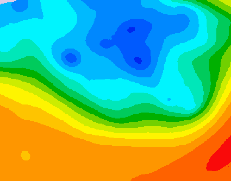 GDPS 500 millibar geopotential height 204 hour forecast chart for Canada based on 2026/09/27 1200Z data