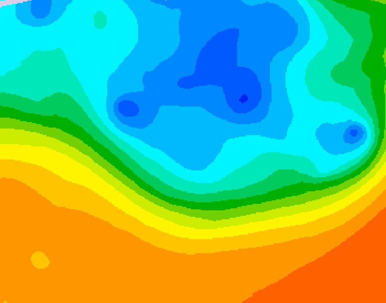 GDPS 500 millibar geopotential height 216 hour forecast chart for Canada based on 2026/09/27 1200Z data