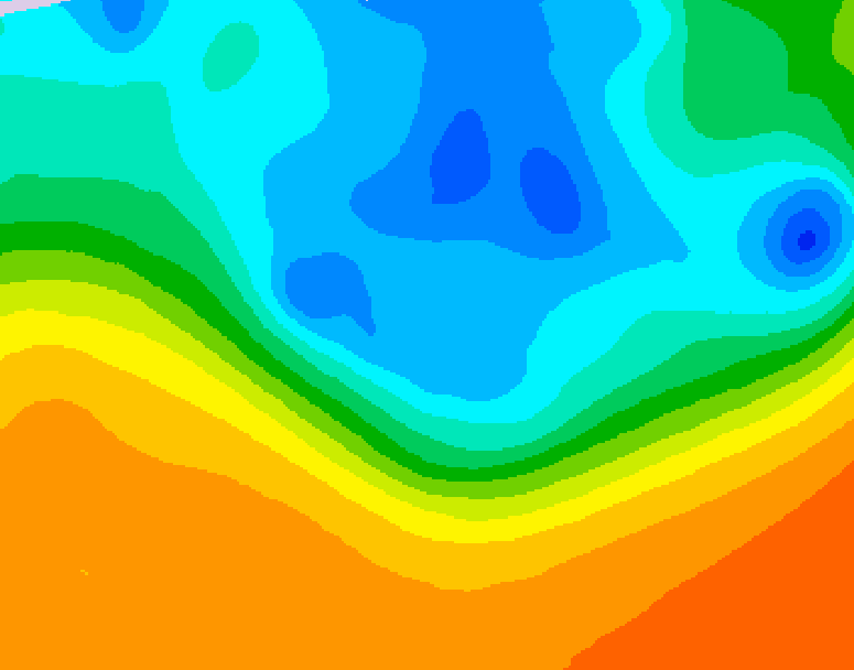 GDPS 500 millibar geopotential height 228 hour forecast chart for Canada based on 2026/09/27 1200Z data
