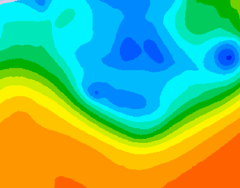GDPS 500 millibar geopotential height 234 hour forecast chart for Canada based on 2026/09/27 1200Z data