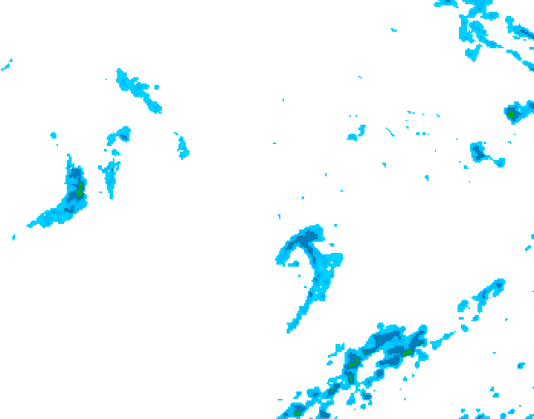 GDPS precipitation 180 hour forecast chart for Canada based on 2026/09/27 0000Z data