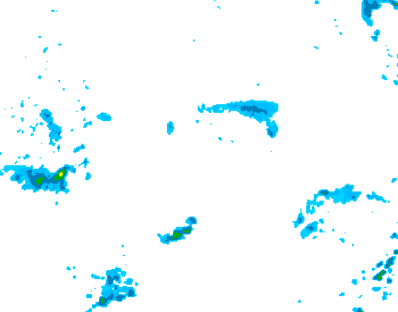 GDPS precipitation 030 hour forecast chart for Canada based on 2026/09/27 1200Z data