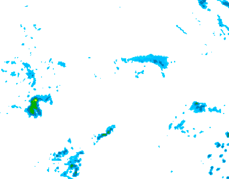 GDPS precipitation 036 hour forecast chart for Canada based on 2026/09/27 1200Z data