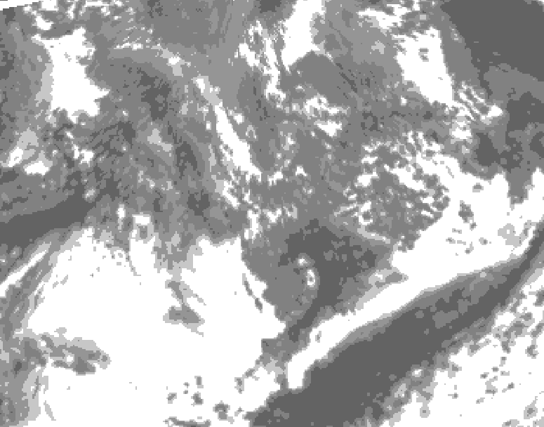 GDPS total cloud 180 hour forecast chart for Canada based on 2026/09/27 0000Z data