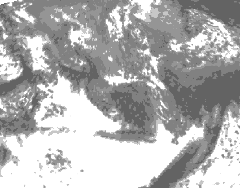 GDPS total cloud 216 hour forecast chart for Canada based on 2026/09/27 0000Z data