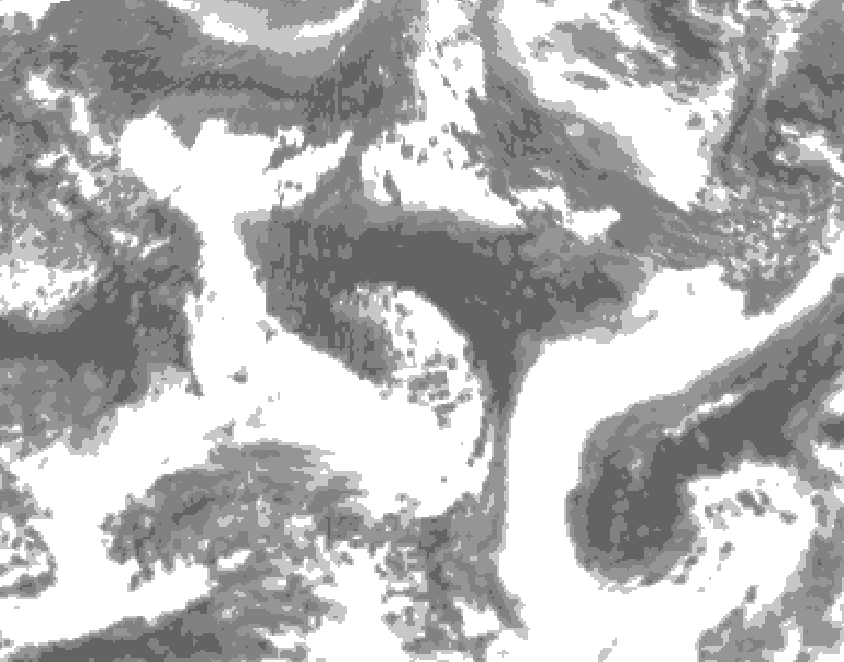 GDPS total cloud 012 hour forecast chart for Canada based on 2026/09/27 1200Z data