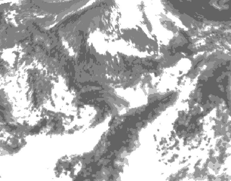 GDPS total cloud 060 hour forecast chart for Canada based on 2026/09/27 1200Z data