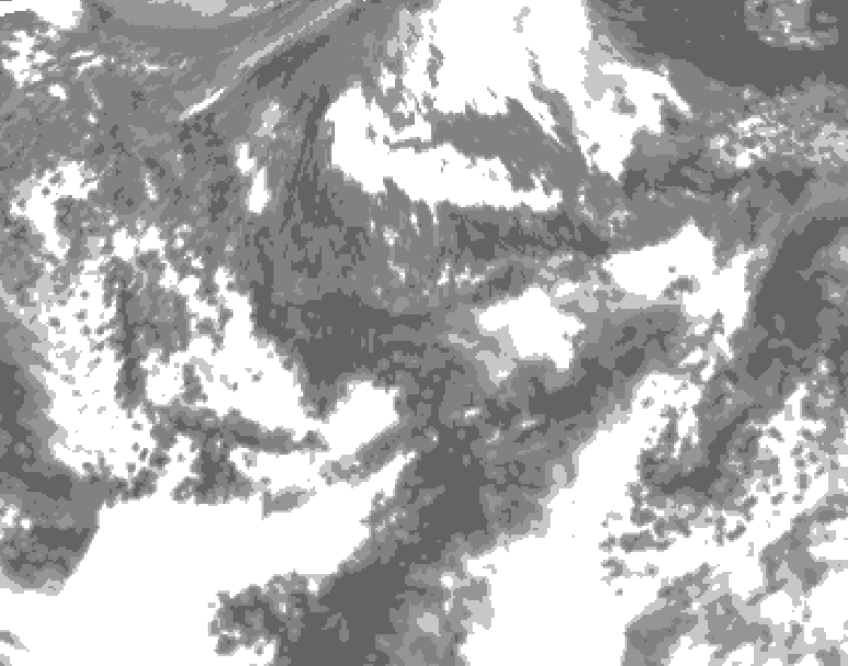 GDPS total cloud 066 hour forecast chart for Canada based on 2026/09/27 1200Z data