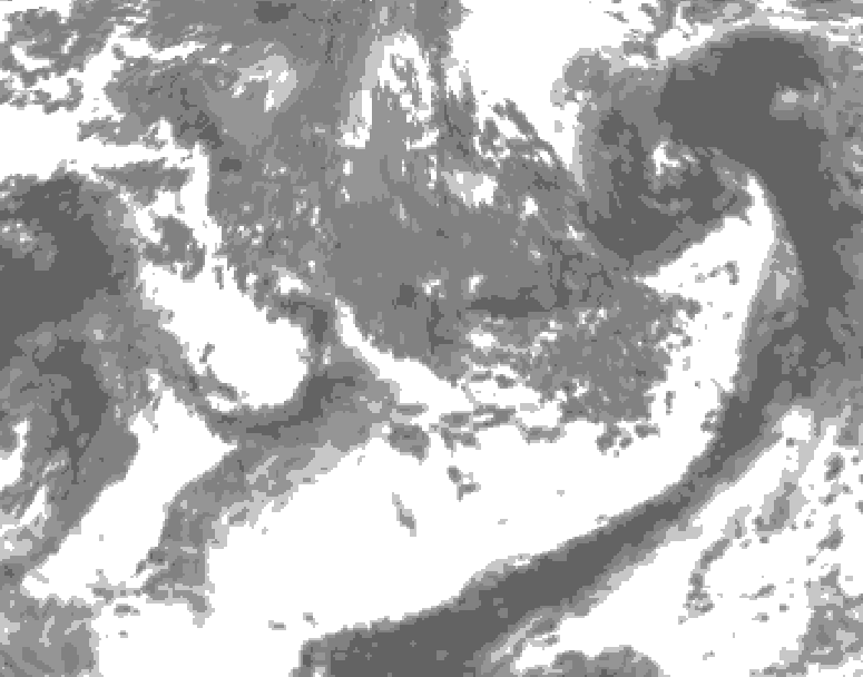 GDPS total cloud 138 hour forecast chart for Canada based on 2026/09/27 1200Z data