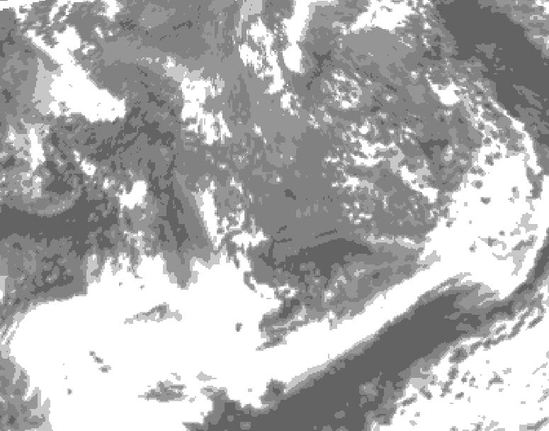 GDPS total cloud 168 hour forecast chart for Canada based on 2026/09/27 1200Z data