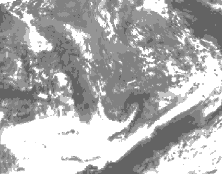 GDPS total cloud 174 hour forecast chart for Canada based on 2026/09/27 1200Z data