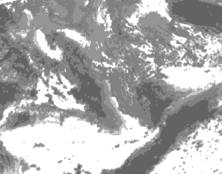 GDPS total cloud 186 hour forecast chart for Canada based on 2026/09/27 1200Z data
