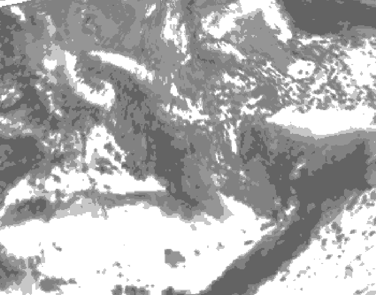 GDPS total cloud 192 hour forecast chart for Canada based on 2026/09/27 1200Z data