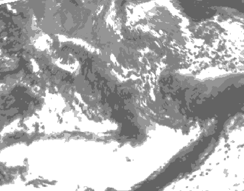 GDPS total cloud 198 hour forecast chart for Canada based on 2026/09/27 1200Z data