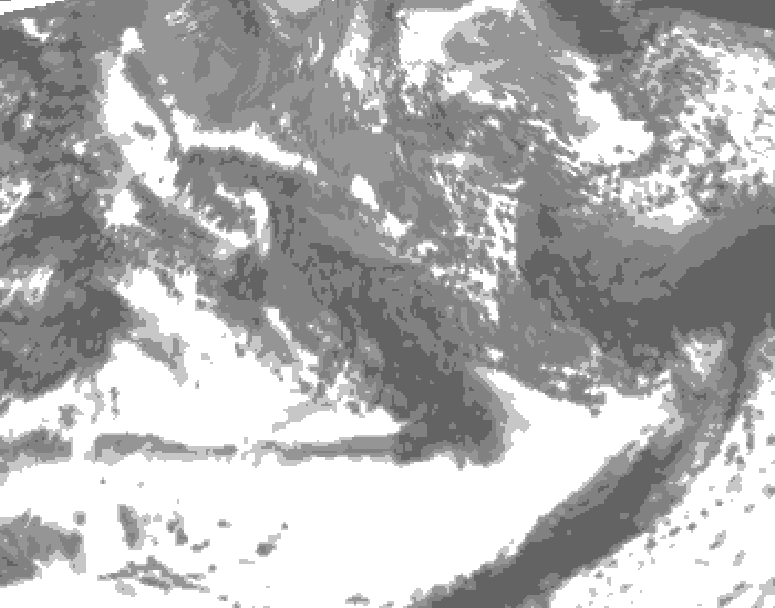 GDPS total cloud 204 hour forecast chart for Canada based on 2026/09/27 1200Z data