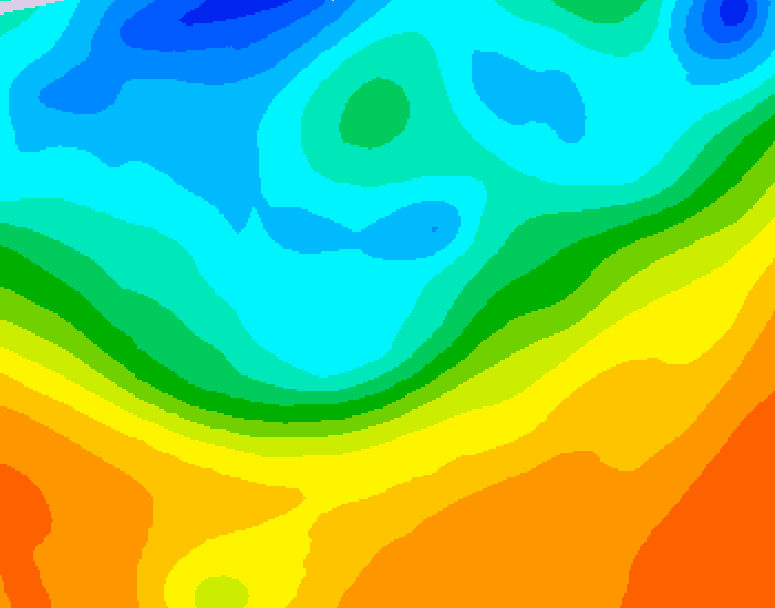 GDPS 500 millibar geopotential height 060 hour forecast chart for Canada based on 2026/09/28 0000Z data